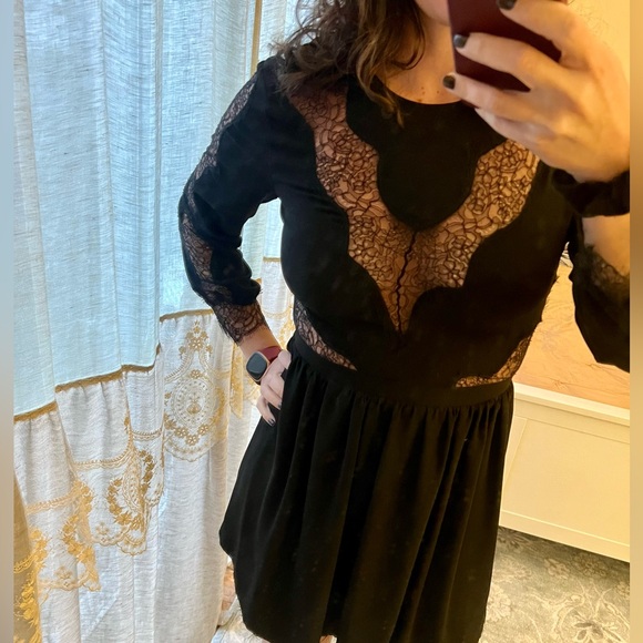 Iro black lace mini dress - Picture 2 of 9